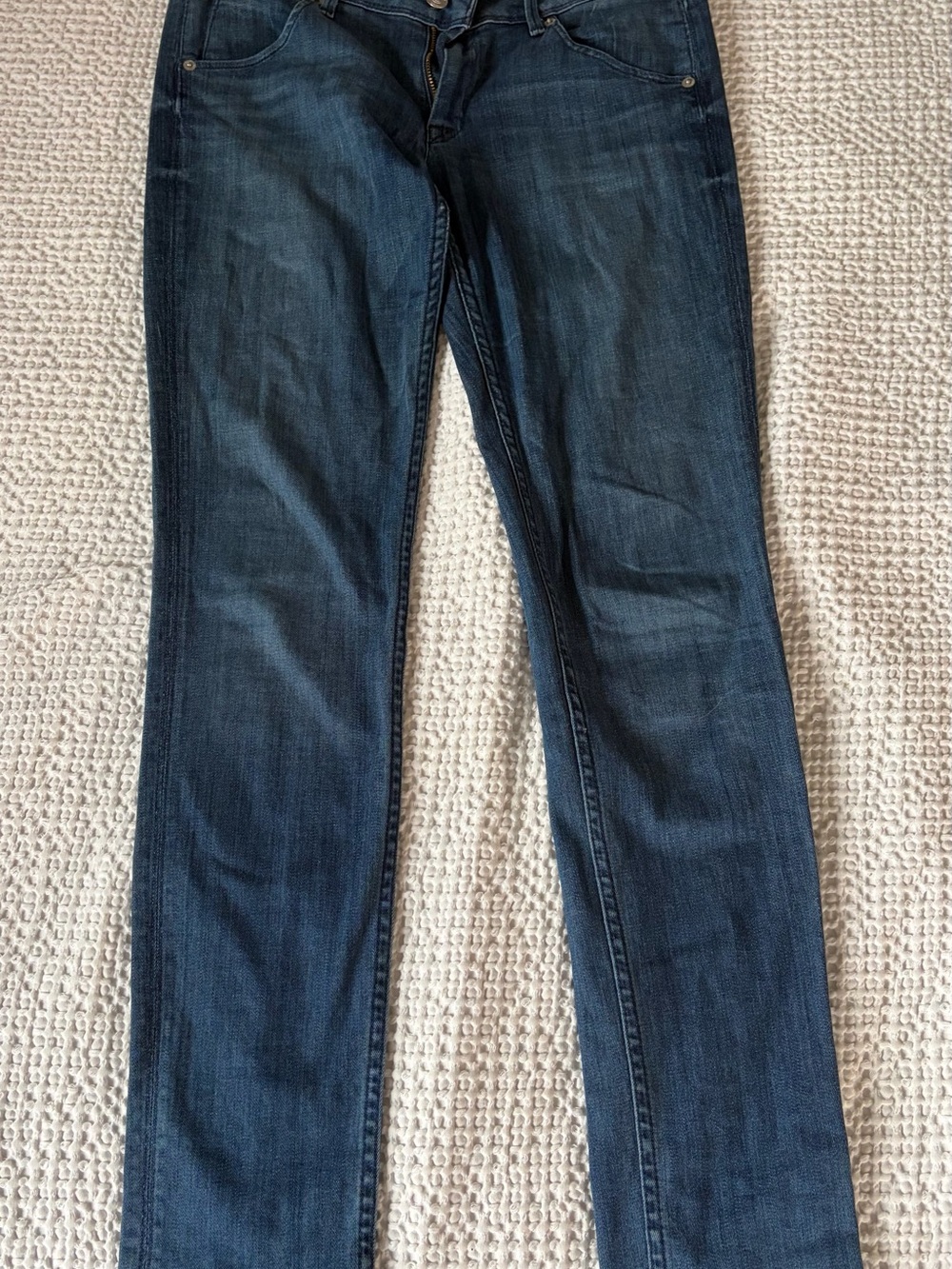 Hudson Jeans Skinny in Deep Indigo Blue